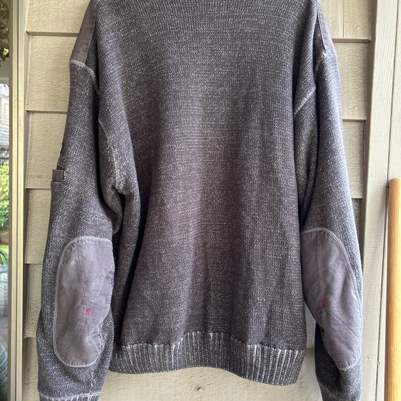 Mascot Frontline workwear sweater, elbow patches fully lined zip up neck - Picture 10 of 11